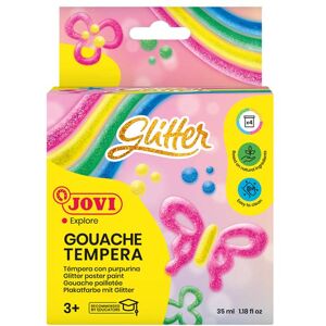 Jovi Tempera  Glitter 6 colores