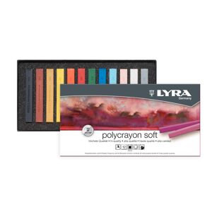 Lyra Pastel blando  Polycrayons Soft 12 colores