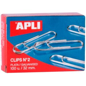 Apli Clips  No.2 100u