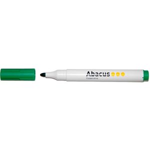 Abacus Rotulador pizarra blanca  verde 10u