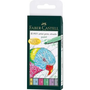 Faber-Castell Rotuladores  Pitt Pastel 6 colores