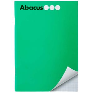 Abacus Libreta grapada  A5 48 hojas 4x4 verde