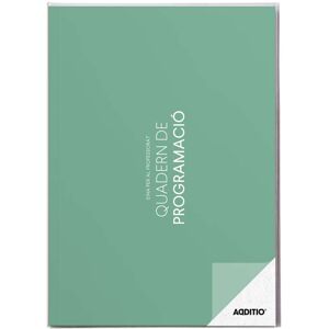 Additio Cuaderno de Programación A4  Catalán