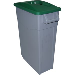 Denox Contenedor  Reciclo 65L - Tapa abierta verde