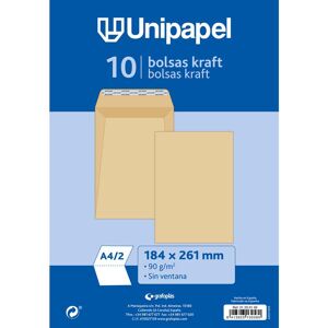 Grafoplas Bolsa kraft  186x261mm 10u