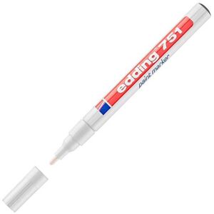 Edding Rotulador permanente  751 blanco 10u