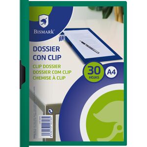 Bismark Dosier  Clip 30 hojas Verde