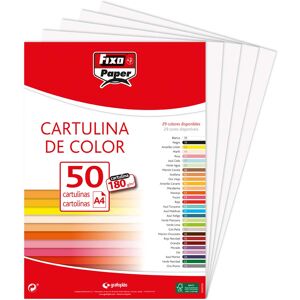 Fixo Cartulina  A4 180g blanco 50u