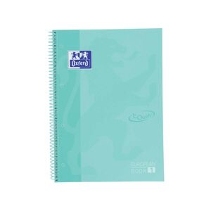 Oxford Notebook 1 A4 tapa extradura 80 hojas 5X5  Soft Touch verde pastel