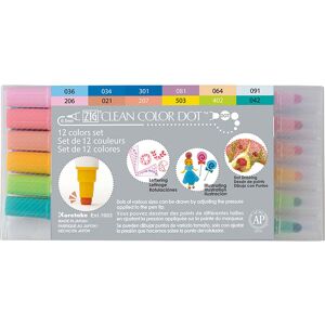 Kuretake Rotuladores Zig Color Dot 0,5 12 colores