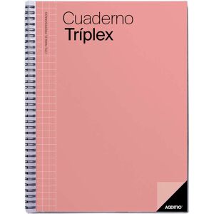 Additio Libreta espiral Triple  225x130mm castellano natural