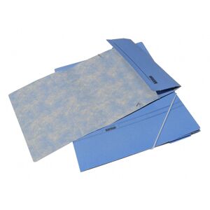 Montichelvo Carpeta con gomas y bolsa Folio  azul