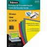 Fellowes Tapa de encuadernar A4  PVC 180 micras verde 100u