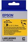 Epson LK-4YBA3 Cinta termoretráctil negro sobre amarillo 3mm (C53S654905)