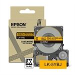 Epson LK-5YBJ cinta mate negro sobre amarillo 18mm