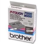 Brother TX-231 cinta negro sobre blanco 12mm