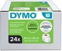 Dymo 13187 (S0722390) etiquetas de dirección 36 x 89mm (24 unidades)