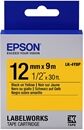 Epson LK-4YBP Cinta negro sobre amarillo pastel 12 mm (C53S654008)