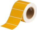 Brady THT-55-423-1-YL etiqueta de poliéster amarillo brillante 101,60 x 50,80 mm