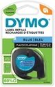 Dymo 91205 (S0721650) cinta plástica negro sobre azul 12mm