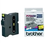 Brother TX-641 Cinta negro sobre amarillo 24mm