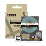 Epson LK-5TKN cinta dorada sobre metalizado transparente 18mm