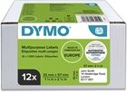 Dymo 2093095 etiquetas multiuso removibles 12 rollos