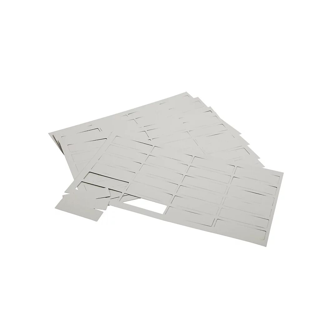 kaiserkraft Etiquetas, en blanco, para cajas visualizables, A x H 82 x 24 mm, UE 120 unidades