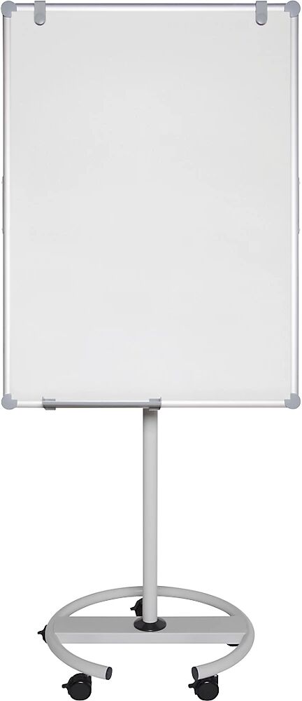 MAUL Flip-chart pro flip2use, superficie rotulable 730 x 1010 mm, pata redonda