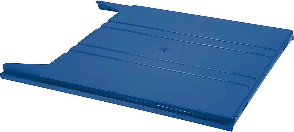 kaiserkraft Clasificador mural FLAT, para formato DIN A4, altura de llenado 9 mm, bandeja azul