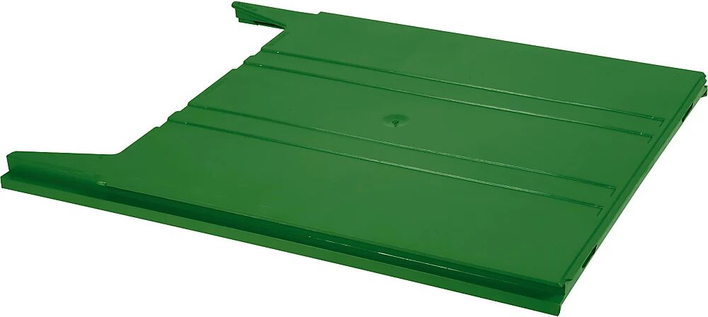 kaiserkraft Clasificador mural FLAT, para formato DIN A4, altura de llenado 9 mm, bandeja verde