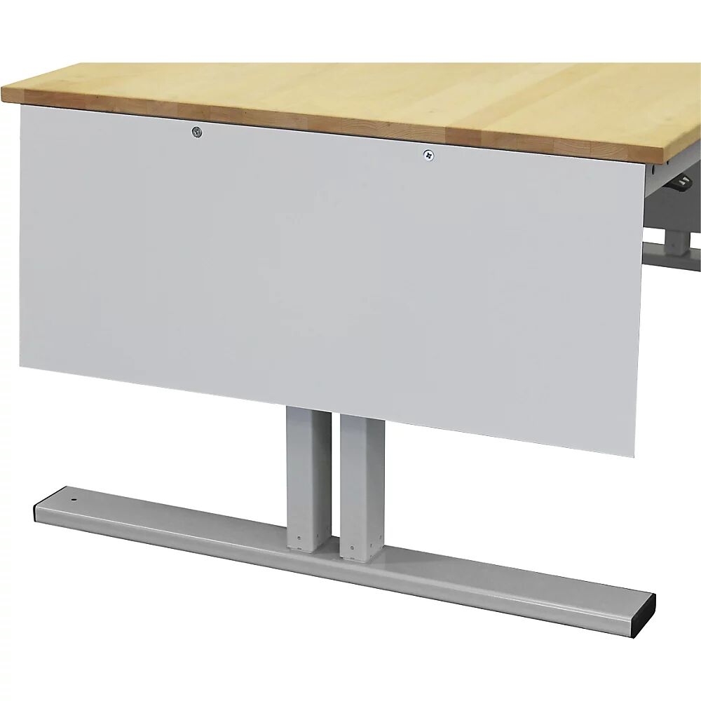 RAU Panel anticizallamiento, núcleo de aluminio y polietileno, para una profundidad de mesa de 1000 mm