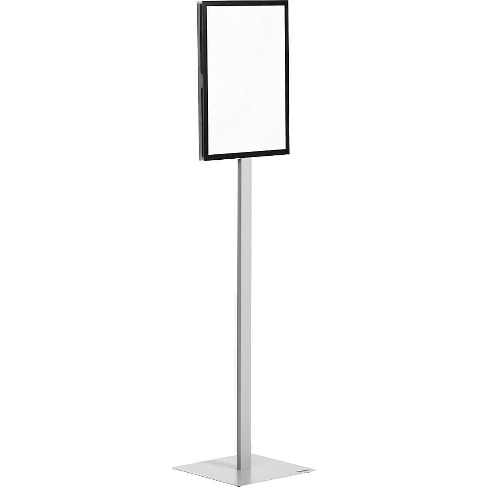 DURABLE Soporte de pie INFO STAND BASIC, metal, plástico, formato DIN A3, 1402 mm de altura