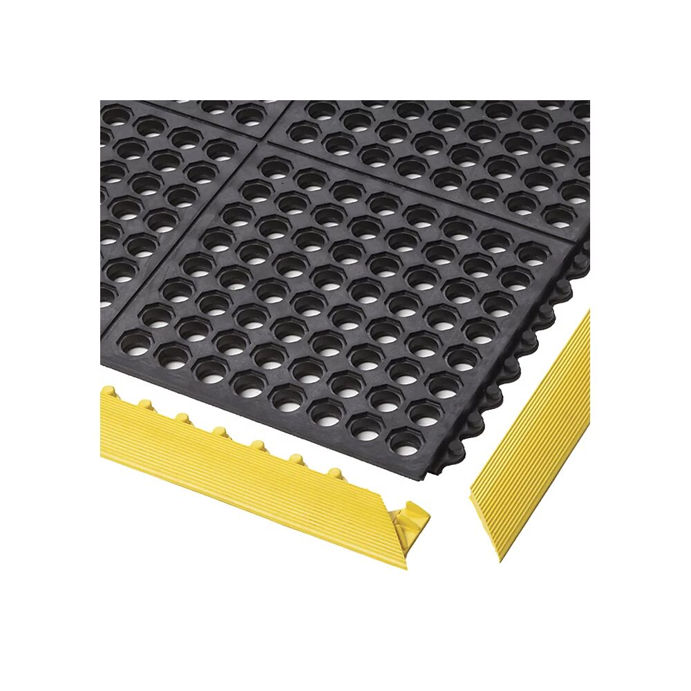 NOTRAX Sistema ensamblable, Cushion Ease™, goma de nitrilo perforada, L x A x H 910 x 910 x 19 mm, perforada