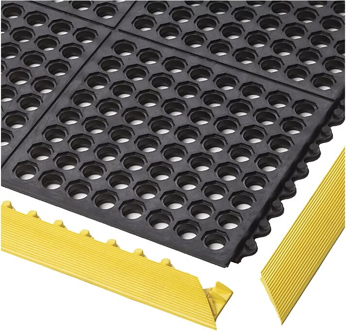 NOTRAX Sistema ensamblable, Cushion Ease Solid™ NITRILE FR, L x A x H 910 x 910 x 19 mm, perforada