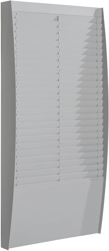 kaiserkraft Panel clasificador, 2 x 25 compartimientos, H x A x P 1120 x 544 x 129 mm, gris luminoso