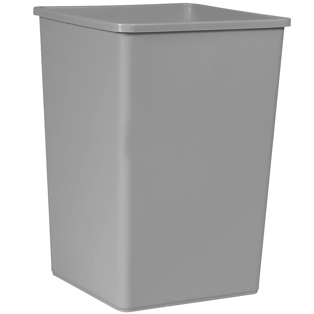 Rubbermaid Recipiente para separación de material UNTOUCHABLE®, capacidad 132 l, cuadrado, gris