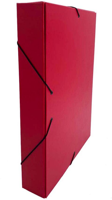 Abacus Carpeta proyectos  forrada 50mm rojo