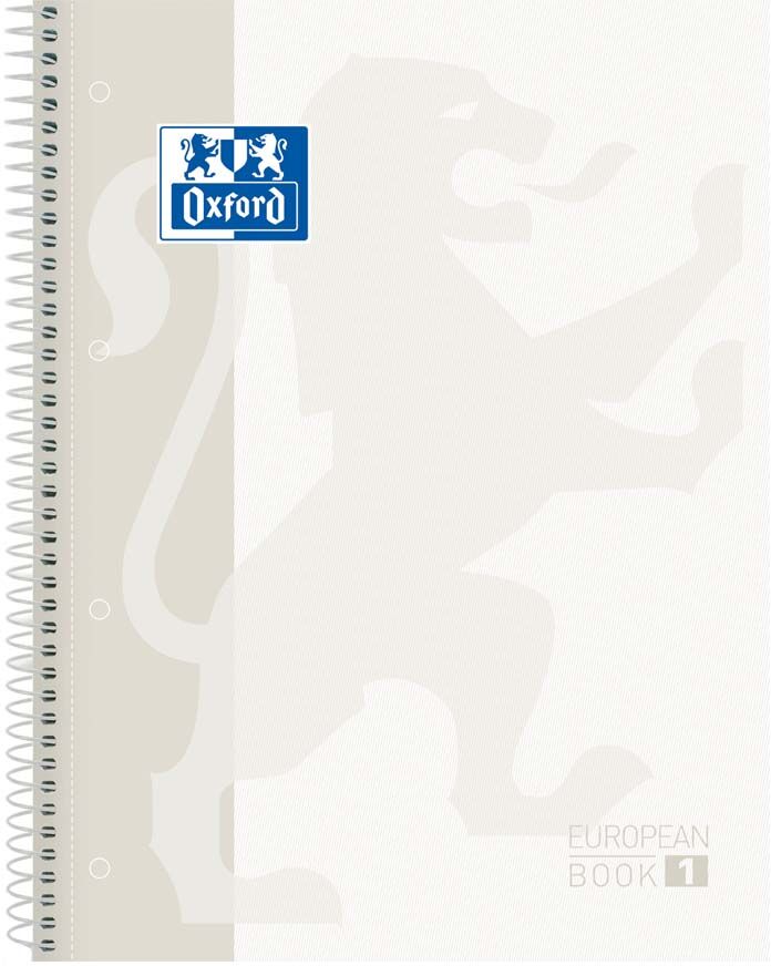 Oxford Notebook  EuropeanBook 1 A4 80 hojas 5x5 blanco