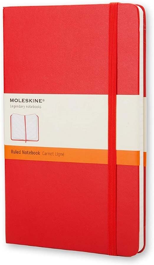 Moleskine Libreta  XL Rojo Raya