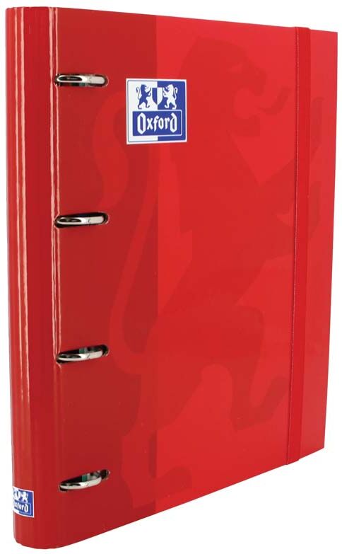 Oxford Carpeta anillas  Europeanbinder rojo