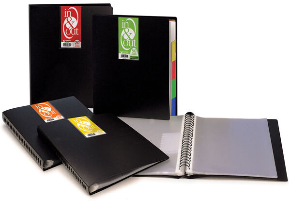 Grafoplas Carpeta 20 fundas  in&out A4