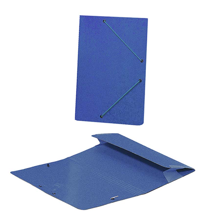 Senfort Carpeta gomas y bolsa Folio  azul