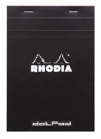 Rhodia Bloc  Dots A5 80 hojas Negro