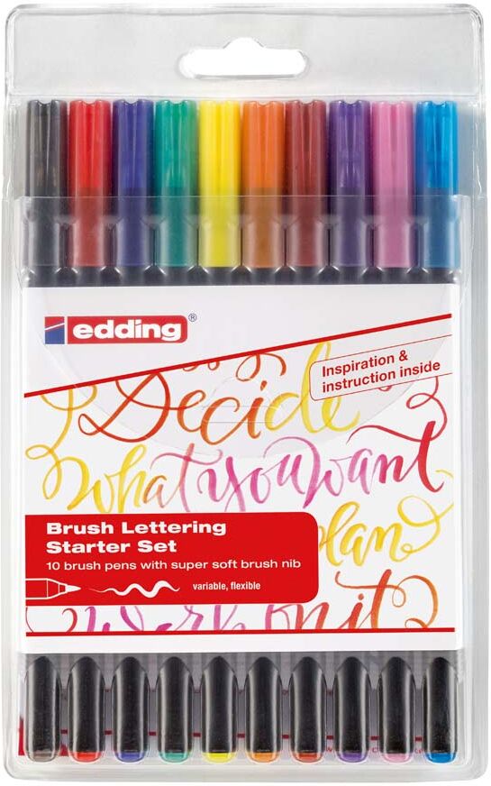 Edding Rotuladores Caligrafía Brush  1340 10 colores