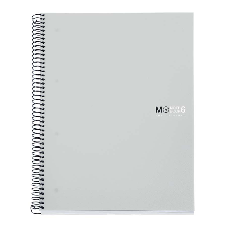 Miquelrius Notebook 6  A4 150 fulls 5x5 gris