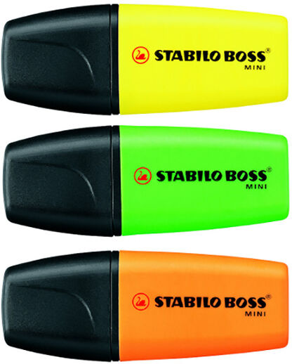 Stabilo Marcadores fluo  Boss Mini 3 Colores