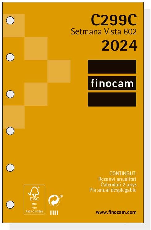 Finocam Recambio  602 sem/vista 2024 cat