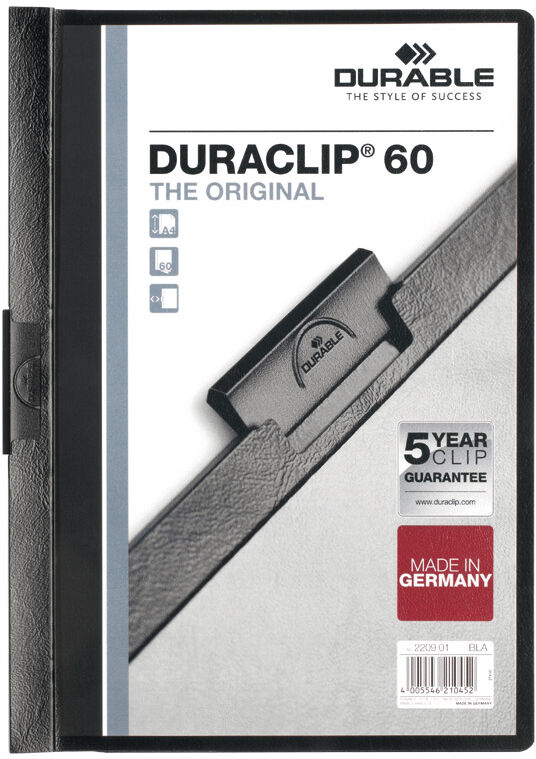 Durable Dosier  Duraclip A4 gris