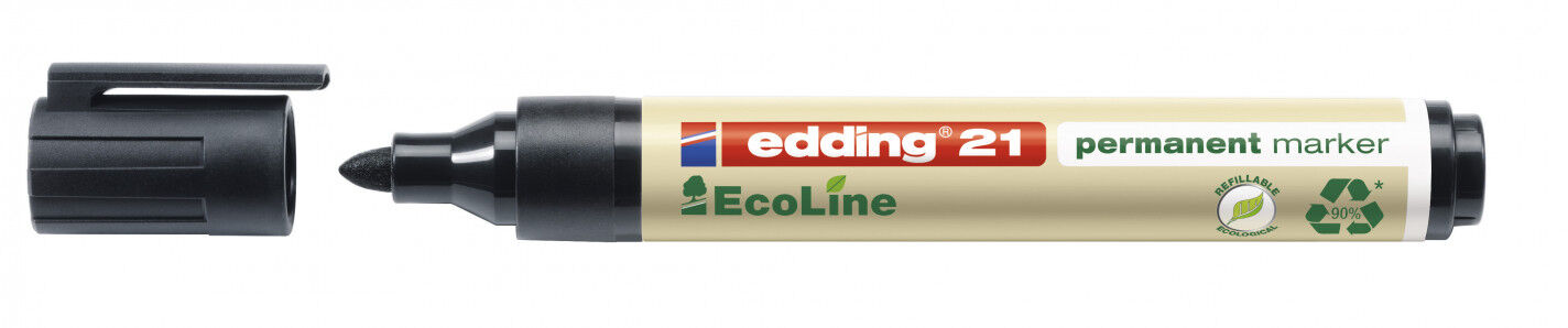 Edding Rotulador permanente  21 EcoLine 4 colores